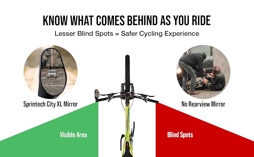 know what comes behind as you ride a bike