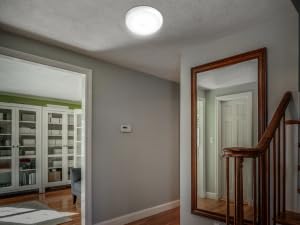 Round Wireless Closet Lights Without Wiring for Hallway Shed Pantry Garage Porch Bathroom Wall,