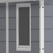 keter manor sheds have windows for natural light