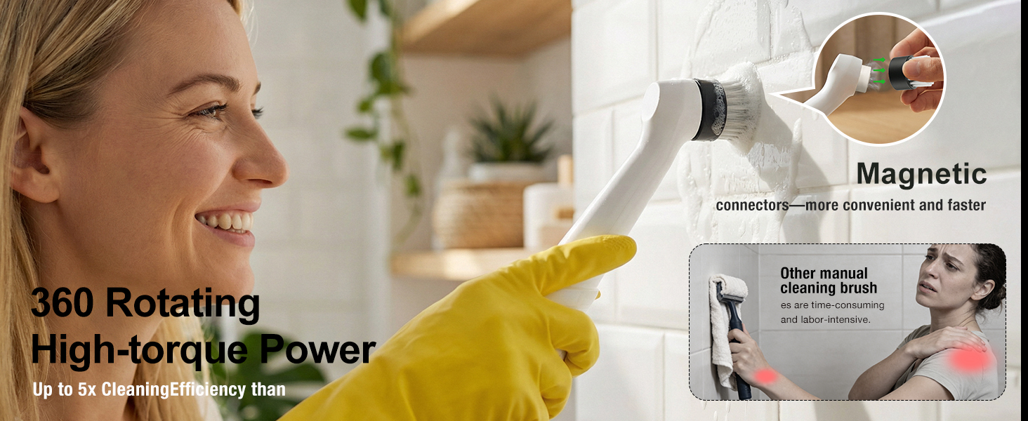 electric scrubber for cleaning