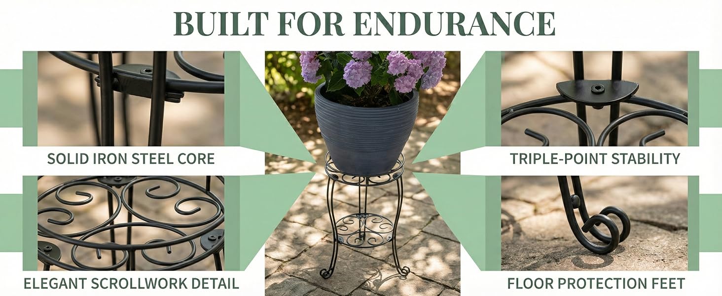 sturdy plant stand outdoor