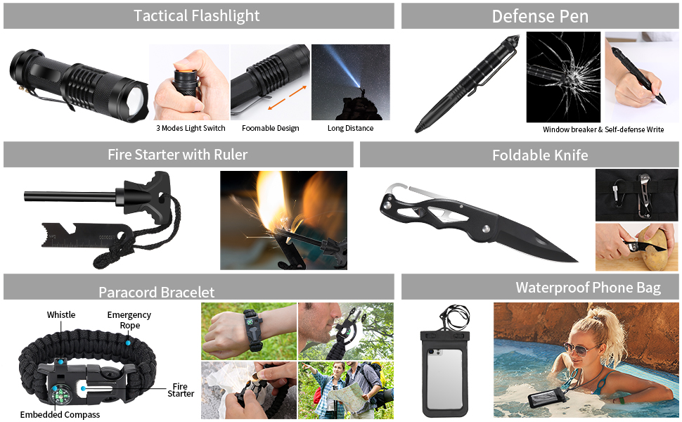 Camping Emergency Survival Kit