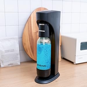 a bottle of water on a counter