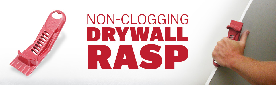 Non-Clogging drywall rasp graphic