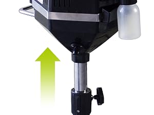skinact elite hair steamer height adjustment