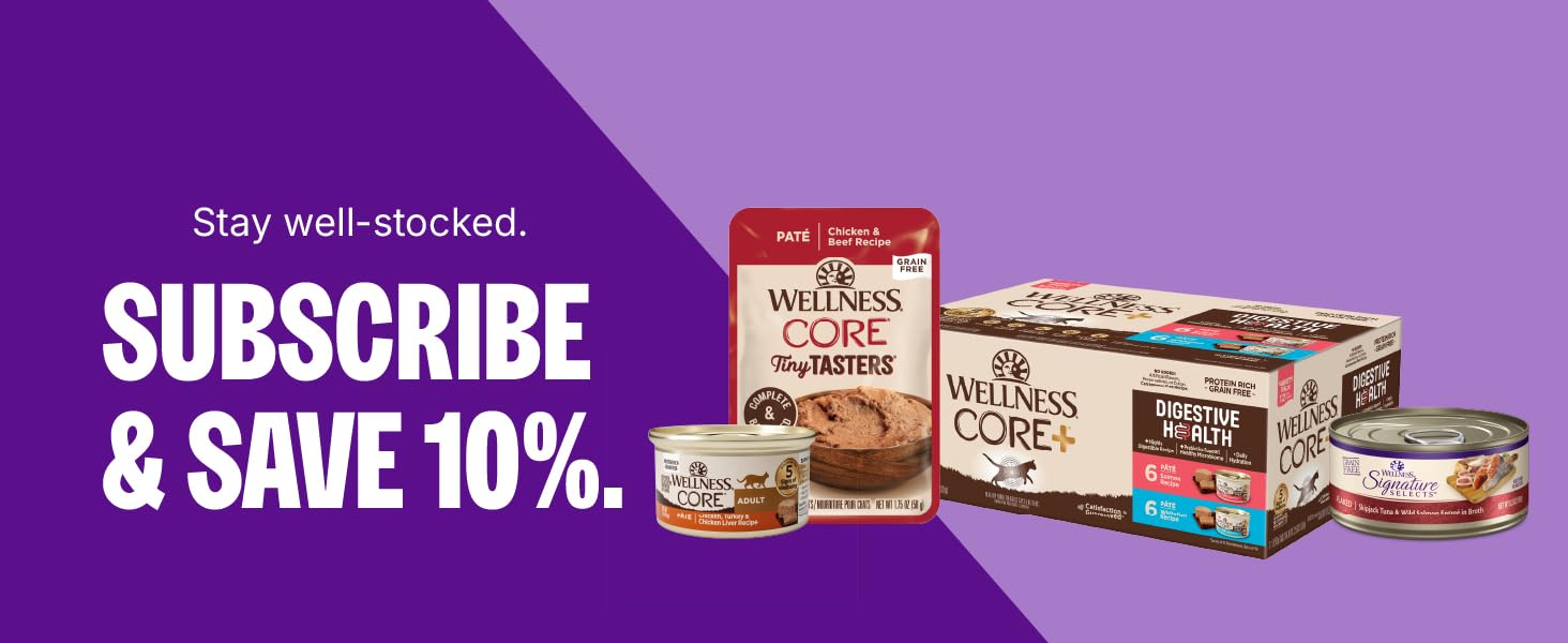 Never run out of Wellness. Subscribe &amp;amp; Save up to 10%.