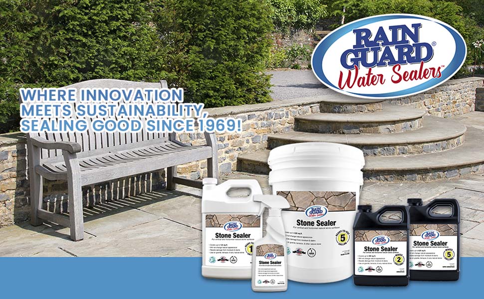stone sealer rain guard