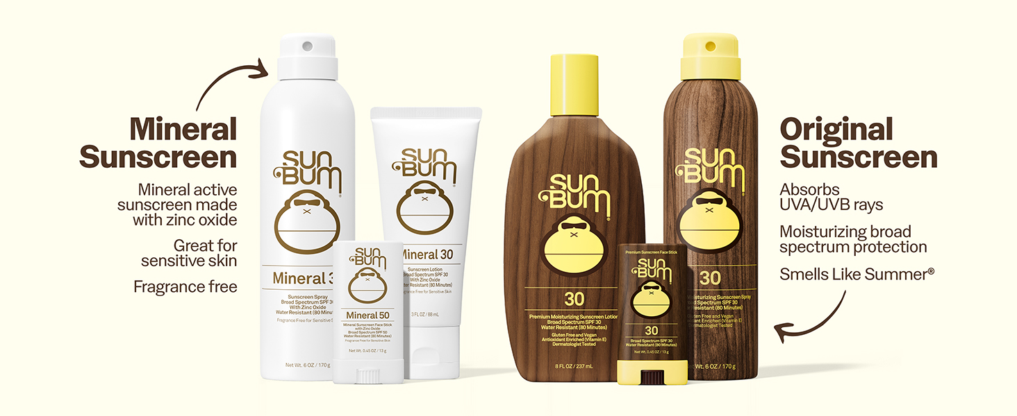 Sun Bum Original vs Mineral Sunscreen
