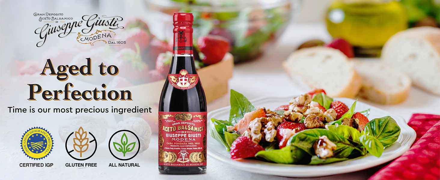 Giusti 3 Gold Medals Aged Balsamic Vinegar of Modena - Riccardo Giusti Aceto Balsamico