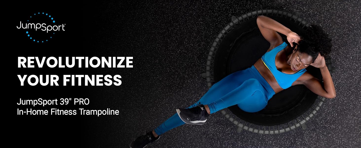 JumpSport 39in PRO In-Home Fitness Trampoline