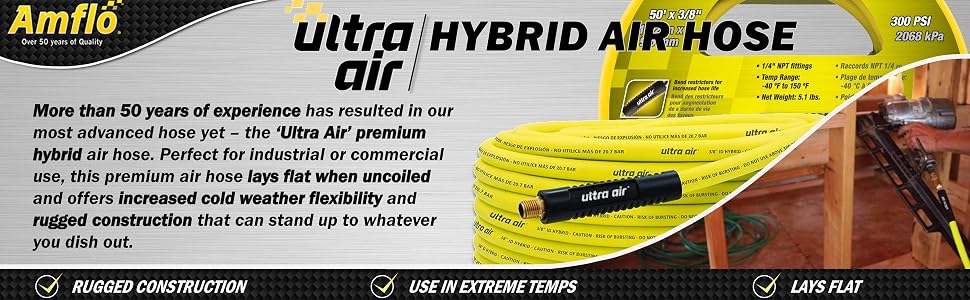 AMFLO HYBRID AIR HOSE