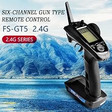 RC Transmitters Transmitter and Receiver Flysky FS-GT5 Flysky FS-BS6 Receiver 6CH RC transmitter