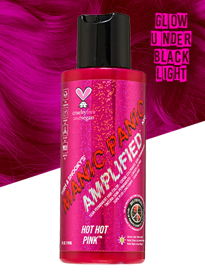 Hot Hot Pink hair color amplified