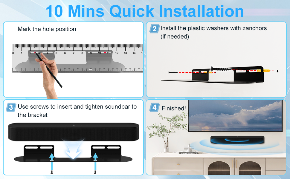 sonos beam tv mount