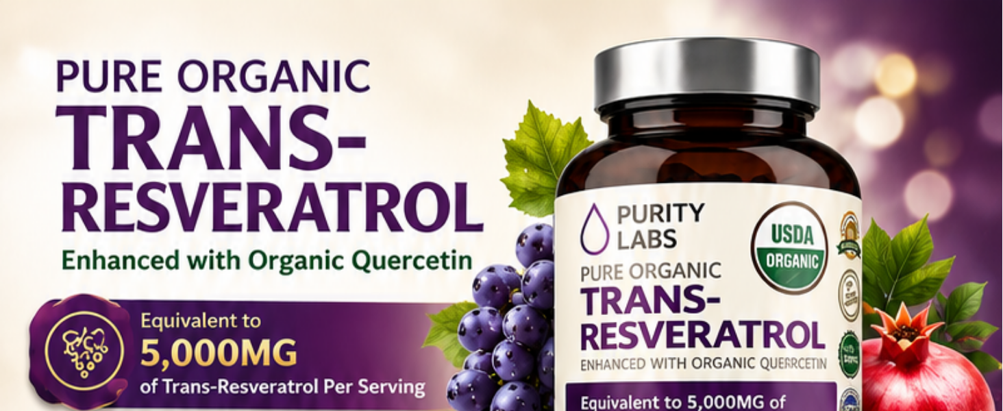 resveratrol organic antioxidant high potency daily living