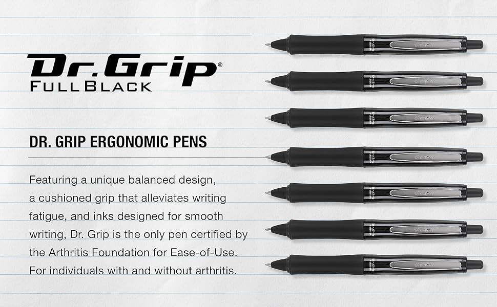 Featuring a unique balanced design and a cushioned grip that alleviates writing fatigue