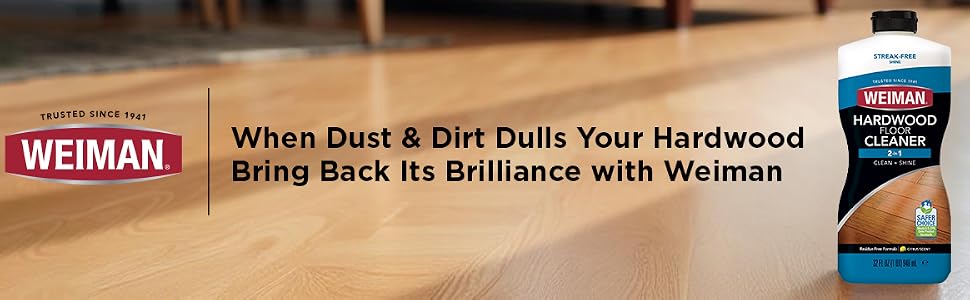 Weiman hardwood floor cleaner brings back shine to your floor