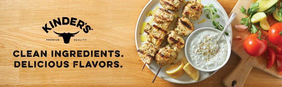 Kinder's. Premium quality sauces, seasonings, and rubs. Award winning flavor for over 70 years.