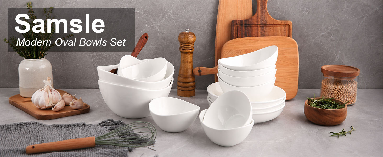 Porcelain Serving Bowls