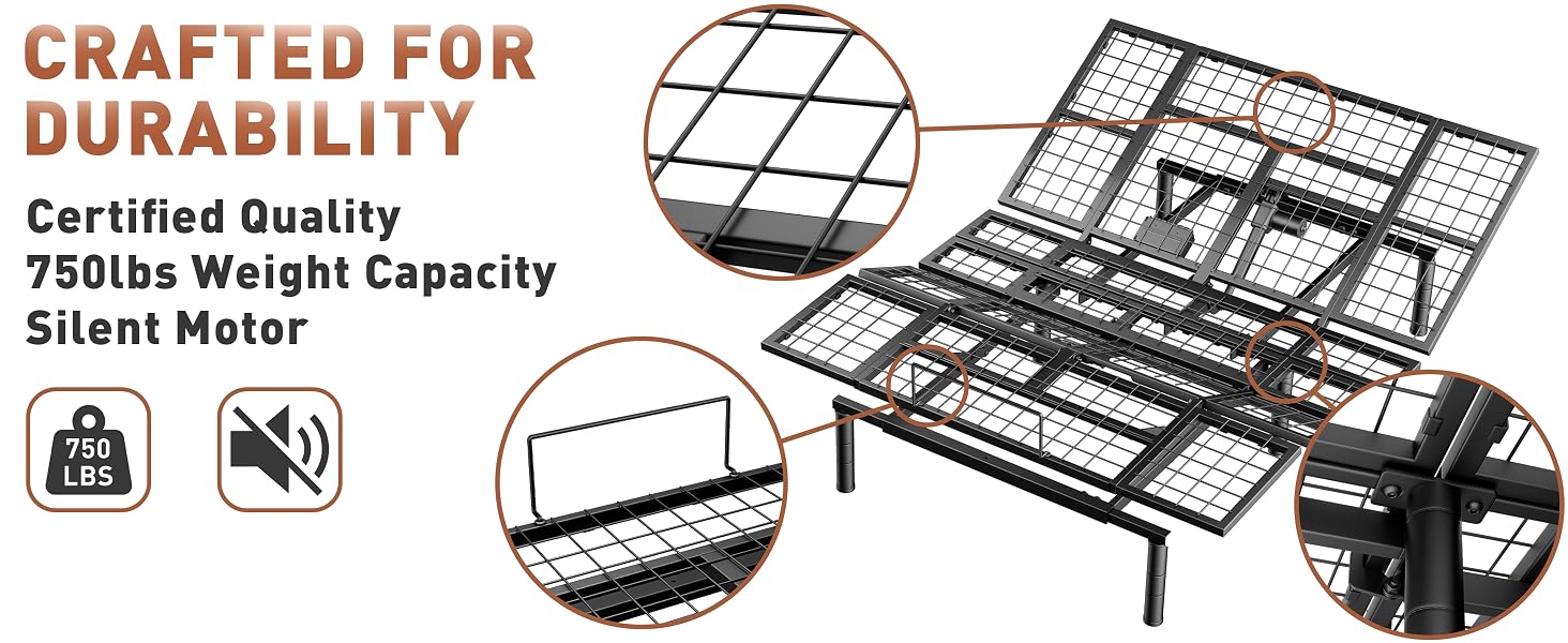 bed frame adjustable