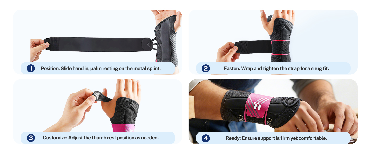 Open Thumb Wrist Brace