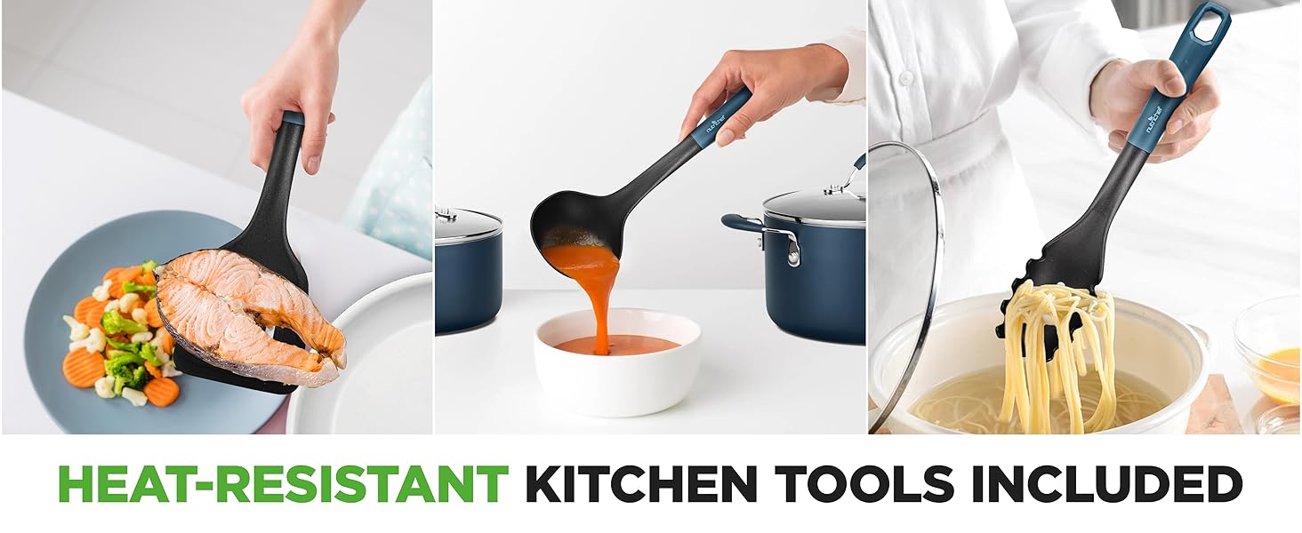 heat resistant utensils cooking tools ladle spatula pasta server kitchen accessories durable
