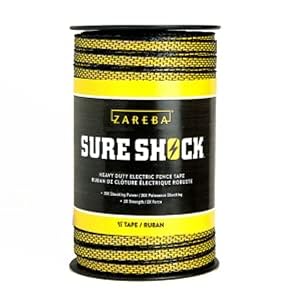 zareba, electric fencing, polytape, sure shock
