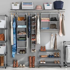 organization, storage, closet, laundry, shoes, garment, amazonbasics, seville, songmics, home décor