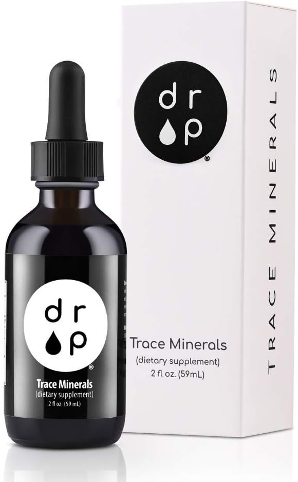 Drop Supplements Organic Trace Minerals Electrolyte Drops and Vitamin D3+K2 Drops Bundle