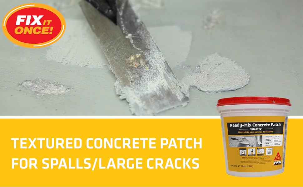 sikacryl ready-mix concrete patch