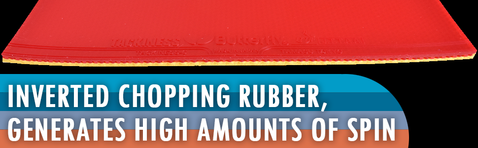 Butterfly Tackiness Chop rubber