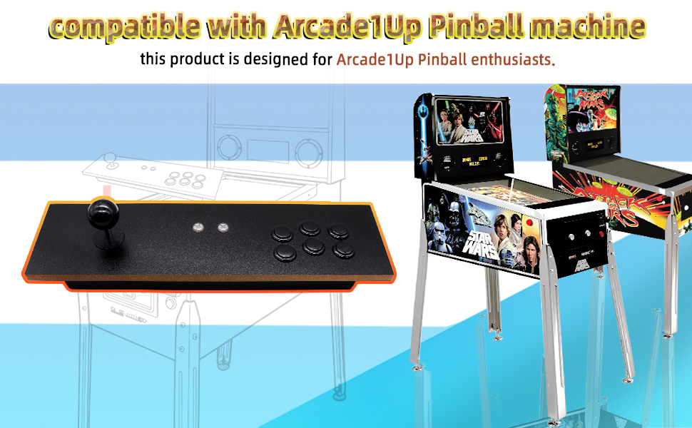 compatible with ArcadelUp Pinball machine