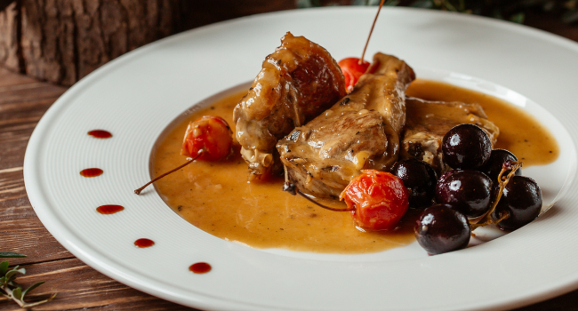 Braised meat