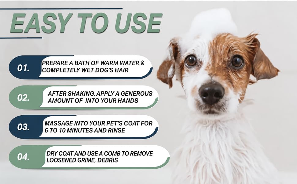 Renuplex dog shampoo.