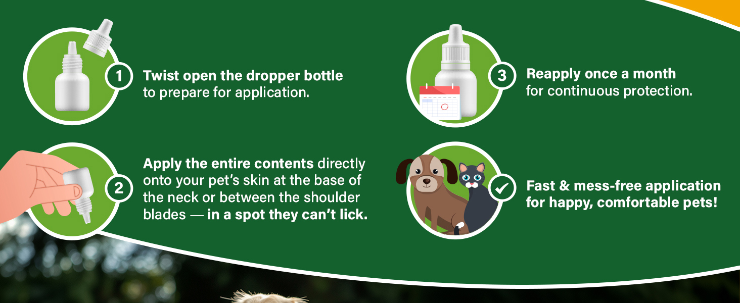 flea tick prevention drops control natural dogs cats repellent