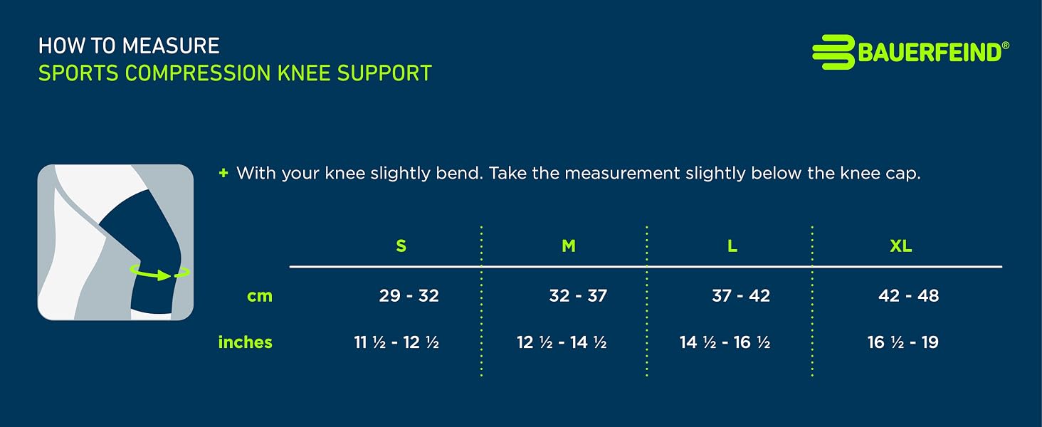 image of size chart and how to measure