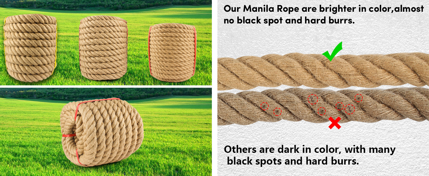 hemp rope 1 inch,jute rope 1 inch,treated manila rope 1 inch x 50 feet,hemp rope 1 inch