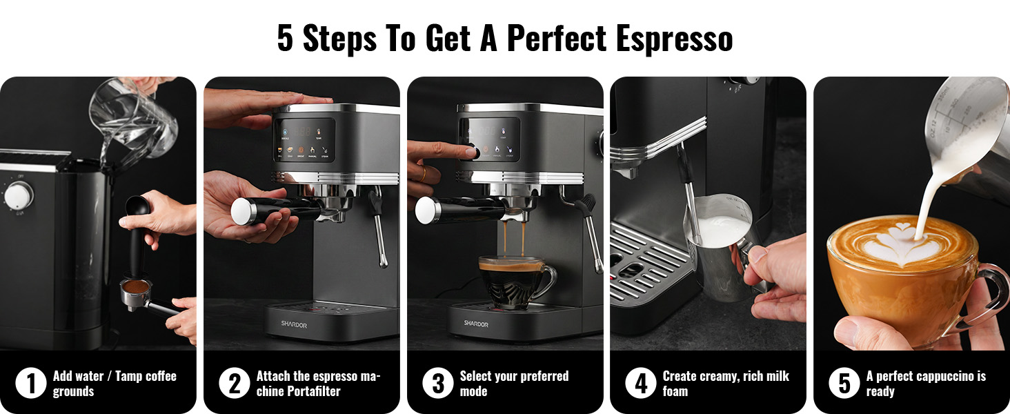 5 Steps To Get A Perfect Espresso