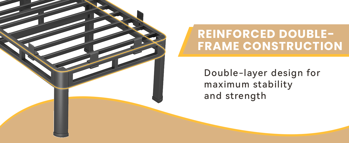 black twin bed frame