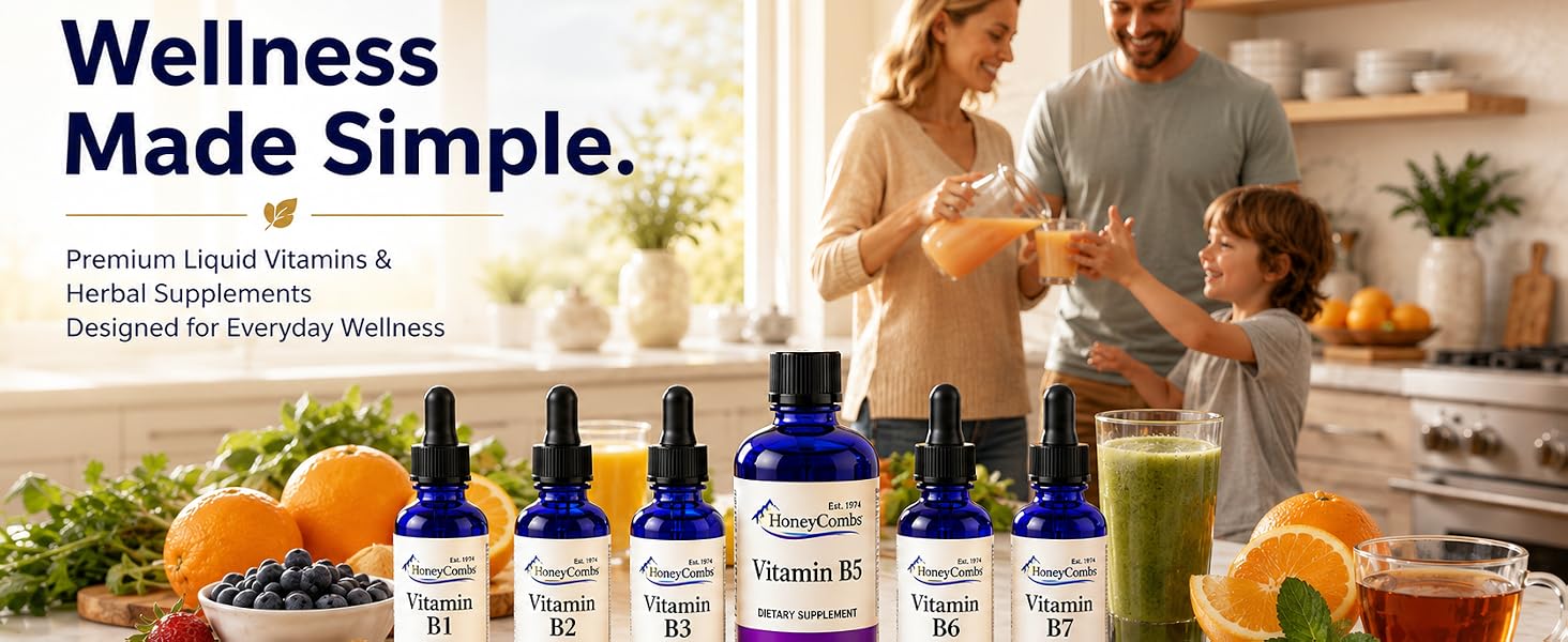 Family taking Vitamins with morning routine