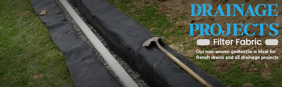 Super Geotextile weed barrier block control