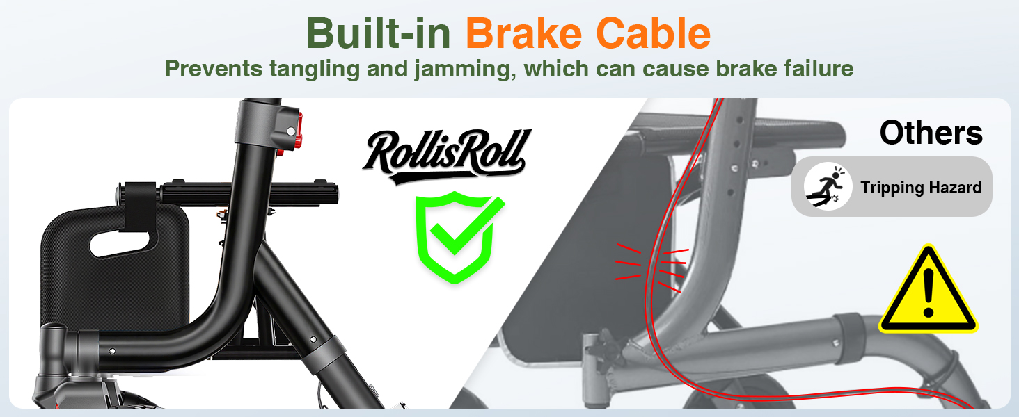 Walkers for Seniors, Rollator Walker with Seat
