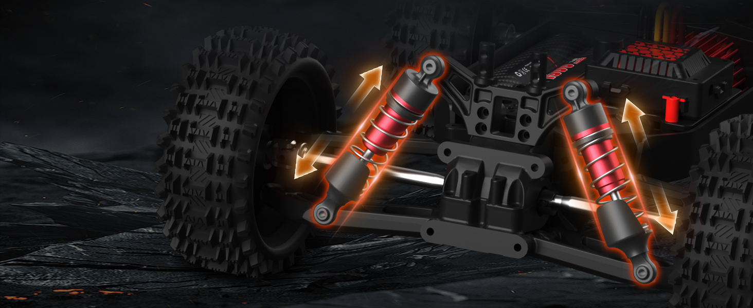 Adjustable shock absorbers, unlike traditional ones, can be tuned to actual needs.​​