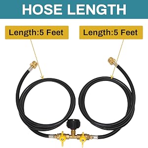 propane spiltter hose