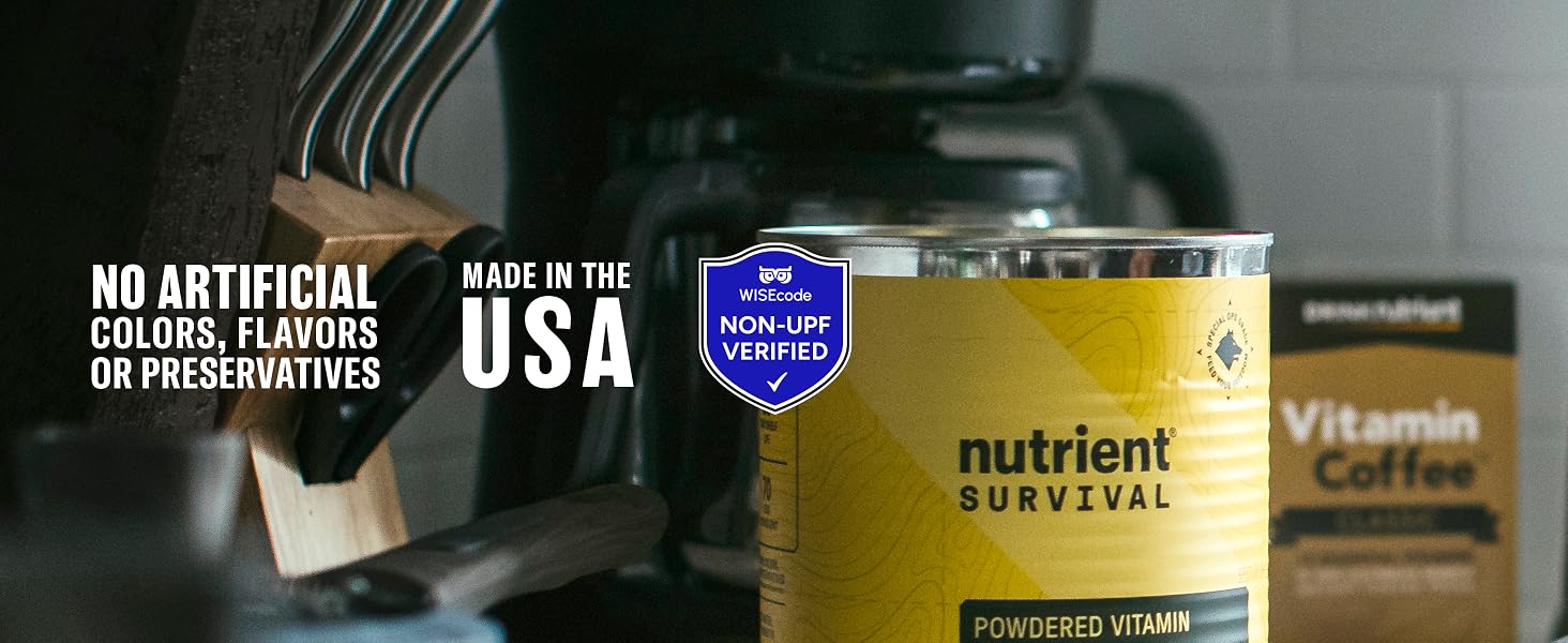 No Artificial Colors, Flavors, or Preservatives. Made in the USA. NON-UPF Certified.