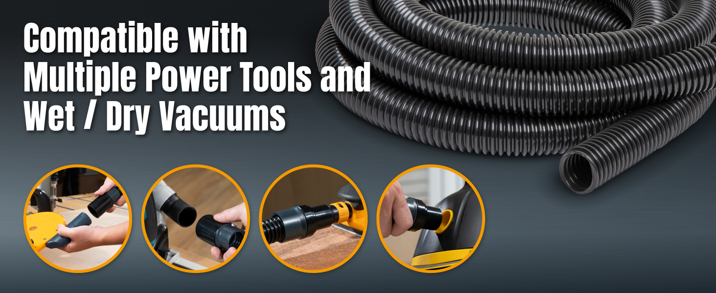 shop vac hose dust collection