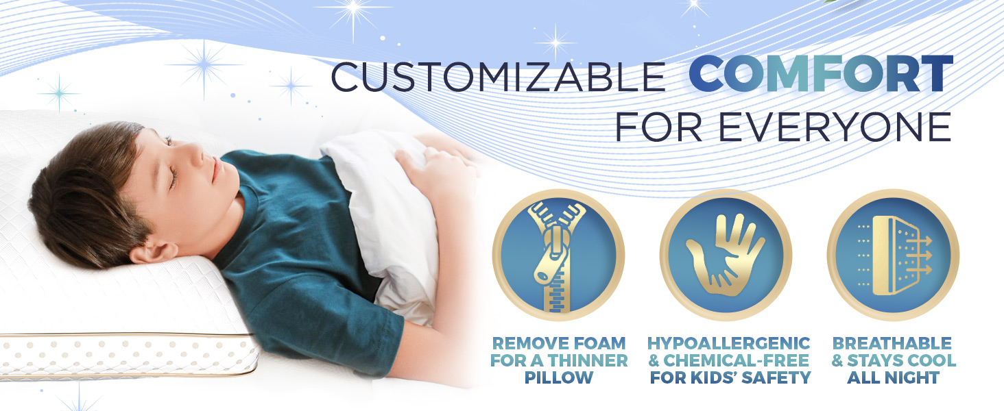 Royal Therapy, Airflow Pro, Memory Foam Pillows, Shredded Loft