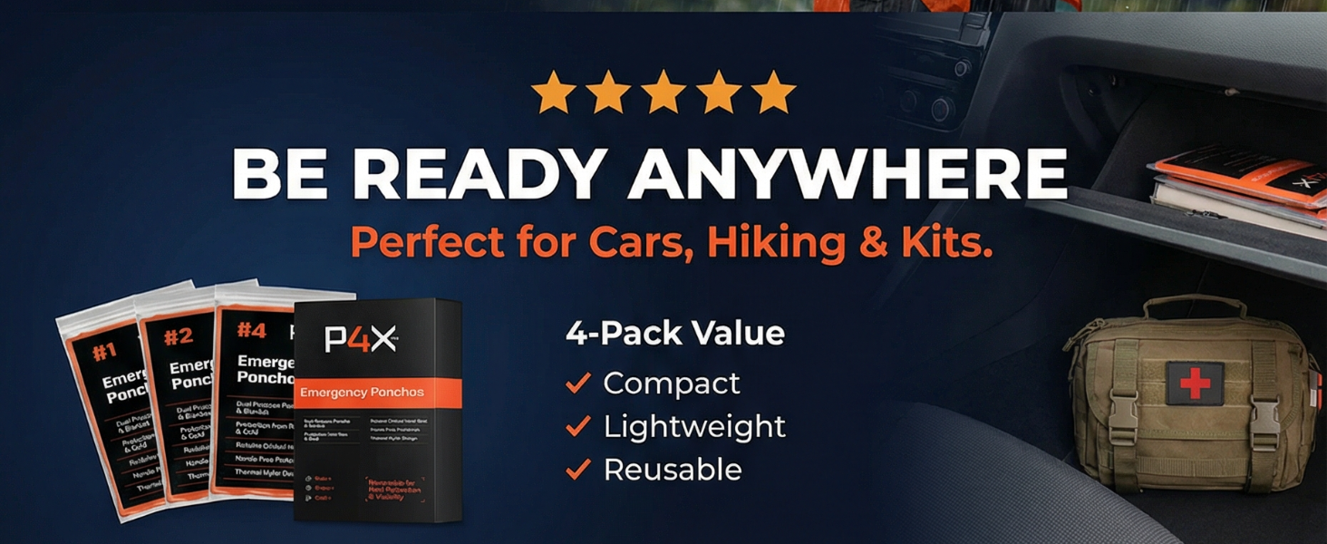 perfect for cars, hiking &amp;amp; kits
