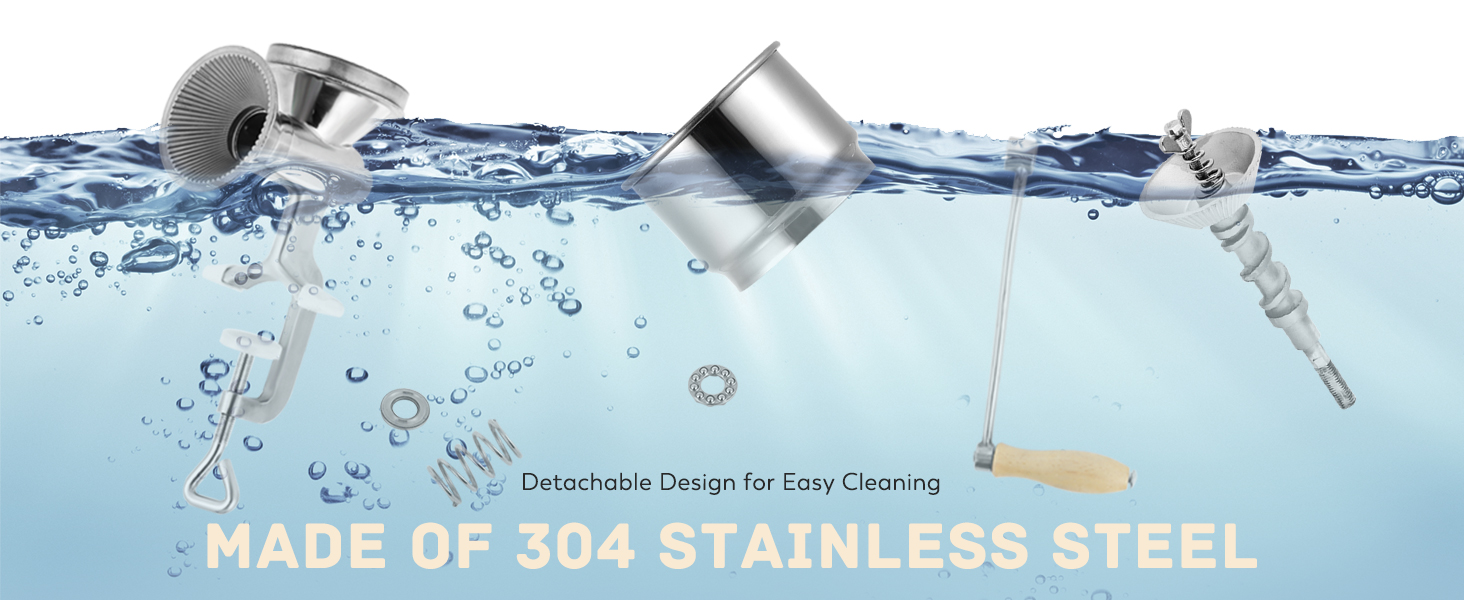 Design for easy cleaning,can be washed directly with water