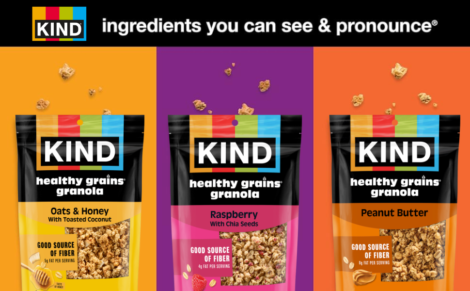 KIND Healthy Grains Granola in pouches